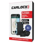 CARLOCK Basic Anti Theft Car Device Security System - Wired Car GPS Tracker, Vibration Sensor, & Car TAG - Car Alarm System - Phone Apps & Instant Alerts - Van Vehicle Tracker