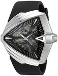 Hamilton Men's H24655331 Ventura XXL Analog Display Swiss Automatic Black Watch, Black/Skeleton, Classic