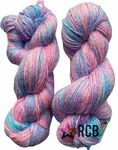 RCB Oswal Knitting Yarn Rangoli Wool, Multi Purple 400 gm Best Used with Knitting Needles, Crochet Needles Wool Yarn for Knitting. by Oswal Shade no -31