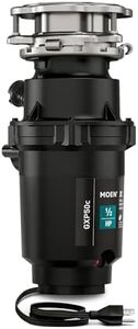 Moen Prep Series PRO 1/2 HP Continuous Feed Compact Garbage Disposal, Power Cord Included, GXP50C