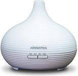 Air Humidifier 300ml for Aromatherapy - 7 Color Led - Ultrasonic for Room - Home - Office - Yoga - Spa - Bedroom - Best for Gift - White - Night Light