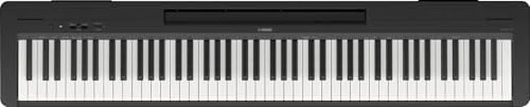 Yamaha P-145BT Portable Keyboard – Compact Piano with Graded-Hammer-Compact Keyboard with 88 Weighted Keys and 10 Voices, Bluetooth – Black