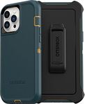 OtterBox DEFENDER SERIES SCREENLESS EDITION Case for iPhone 13 Pro Max & iPhone 12 Pro Max - HUNTER GREEN (Polycarbonate shell Synthetic rubber slipcover Polycarbonate holster)