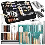 Leather Craft Tools, 60 Pieces Leat