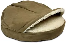 Snoozer Luxury Orthopedic Cozy Cave Pet Bed, Small, Camel