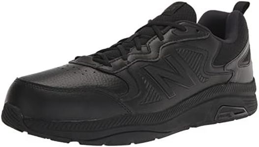 New Balance Men's Mx857v3 Slip Resistant Training Sneaker Shoes Black/Black/Black 10.5