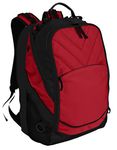 Port Authority Xcape; Computer Backpack>OSFA Chili Red/ Black