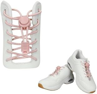 kwmobile Set 2x Lacci Scarpe con Fibbia - Laccio Poliestere rosa chiaro Ø3mmx120cm per Bambini Ragazzi Adulti - Lacci Sostitutivi - Laccio Scarpa Senza Nodi