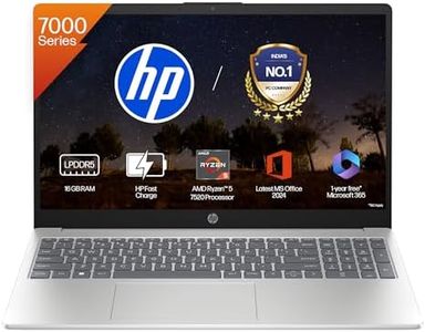 HP 15, AMD Ryzen 5 7520U, 16GB DDR5, 512GB SSD, (Win 11, Office 21, Silver, 1.59kg), Anti-Glare, Micro-Edge, 15.6-inch(39.6cm), FHD Laptop, AMD Radeon Graphics, 1080p FHD Camera, Backlit KB, fc0690au