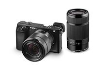 Sony Alpha a6000 Mirrorless Digital Camera with 18-55mm and 55-210mm Lenses