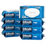 Cottonelle FreshFeel Flushable Wet Wipes for Adults and Kids, 8 Flip-Top Packs, 42 Wipes per Pack (336 Wipes Total)