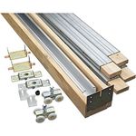 National Hardware N186-858 882 Pocket Door Hardware in Alumi