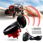 RZR Horn Kit 12V Universal UTV Horn Kit with Rocker Switch LED for Polaris Ranger RZR, Can Am Maverick, Kawasaki,Pioneer,Tery,Yamaha Rhino