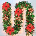 Christmas Garland For Stairs