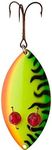 Lucky Strike Bait Works Red Flash Spoon Fishing Lure for Lake Trout and Walleye, Designed in Canada (Size 3.0, Fire Tiger)