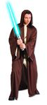 Rubie's Official Jedi Robe Star Wars Adult Fancy Dress Mens Long Cloak Robe Costume Accessory