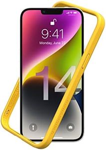 RhinoShield Bumper Case Compatible with [iPhone 14 Plus] | CrashGuard NX - Shock Absorbent Slim Design Protective Cover 3.5M / 11ft Drop Protection - Yellow