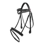 John Whitaker Lynton Rubber Dimple Grip Reins Cob Black