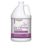 Prime Paws Ear Cleansing Solution, Sweet Pea & Vanilla Scent for Dogs and Cats 1 Gallon