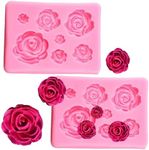 Rose Flowers Silicone Fondant Molds