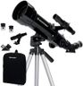 Celestron Travel Scope 70 Portable Refractor Telescope – 70mm Aperture, Fully-Coated Glass Optics – Includes Tripod, Backpack & Software – Ideal for Beginners & Travel