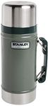 Stanley Classic Legendary Vacuum Insulated Food Jar – Stainless Steel, Naturally BPA-free Container – Keeps Food/Liquid Hot or Cold for 15 Hours – Leak Resistant, Hammertone Green, 24 OZ / 0.71 L