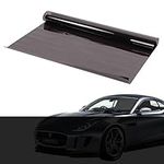 XJYMCOM Window Tint Film (50cm x 3m) Heat-Insulation Sun Protection Film Glare and Privacy Film (Limo Black 5%) Tinting Film Roll For Car,Van And Vehicles