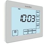 Heatmiser TM4 V2 230v 4 Channel Time Clock 7 Day Timer Programmer Touch Screen Thermostat Works With Heatmisers UH8 Wiring Centre Ideal for Zone Control and Scheduling.