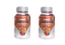 Nutrela Multivitamin For Kids - 30 Bear Gummies with Strawberry Flavour | Supports Eye Vission, Daily Wellness and Boost Immunity - 6 to 12 Years (Pack of 2)