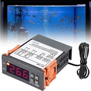 Regolatore di temperatura: STC-1000, termostato digitale, regolatore di temperatura AC 110 V-220 V, con doppia sonda NTC, radiatore per animali, tappetino riscaldante incubatore polli, pellicola