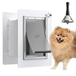 Pet Door for Wall with Secure Alumi
