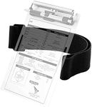 Destination Departure Replacement Strap Universal 1.5" Width Elastic Strap VFR IFR Kneepad Gear Private Instrument Commercial Plane Aviation Checklist Notepad Board Accessories Crew Flight Kit Strap