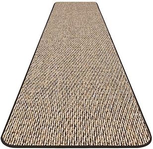 House, Home and More Skid-resistant Carpet Runner - Black Ripple - 6 Ft. X 27 In. - Many Other Sizes to Choose From