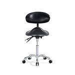 MWOSEN Saddle Stool Chair with Back