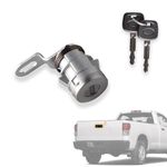 GrteRokky Tailgate Door Lock Cylinder&Key Compatible for Toyota Tundra 2007-2013 Back Door Lock Cylinder