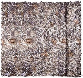 iunio Camo Netting Camouflage Netting, Camo Net Bulk Roll Camouflage Mesh Nets for Hunting Blind Deer Stand Military Party Decorations Sunshade Shooting (Dry Grass Camo, 19.68ft*19.68ft/6m*6m)