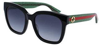 Gucci GG0034SN Black Green/Grey Shaded 54/20/140 women Sunglasses