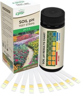 Soil pH Test Kit [100 Test Strips] pH Range 3-9, Results in Seconds – Easy to Use Garden Soil Test Kit: Just Collect Soil, Cover in Water, & Dip The pH Soil Tester - Soil Testing Kit for Gardening
