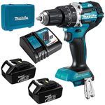 Makita DHP484RFE Cordless Hammer Driver Drill 13mm 18V