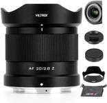 VILTROX 20mm F2.8 Z-Mount Lens, Full Frame Wide Angle Prime Auto Focus Lens for Nikon Z-Mount Cameras ZF Z8 Z9 Z6 Z7 Z6II Z7II Z5 Z5II ZFC Z30