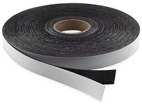 bvslf 10 Feet Long/ 0.5" wide/ 2 MM Thick Magnetic Tape Roll with Strong Adhesive Backing, Self Adhesive Magnetic Strip Roll for Whiteboard DIY Craft Fridge Magnet Sticker, Traceless,Removable / 1 PCS