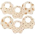 BUoonyer 6Pcs Muslin Baby Drooling 