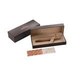 Sheaffer 100 9374 Coffee Edition Matt Brown Fountain Pen with Regal Brown PVD Signature mid band - Medium Point