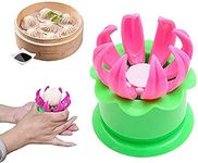 ATETO Momos & Dumpling Maker Mould Machine | Manual Steamed Stuffed Bun Making Mold Pastry Pie Steam Bun Dumpling Maker Mould Cooking Tool Sets (Multicolor, Pack of 1)