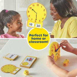 Learning Resources Time Activity Set – Educational Clock Toy for Kids