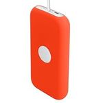 kwmobile Case Compatible with Apple Vision Pro Battery Case - Silicone Holder Protective Cover - Orange