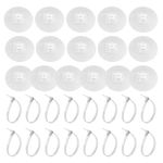 Furniture Straps, Anti-Tipping Furniture Wall Anchors Kit, Adhesive Furniture Anchor Straps for Baby Proofing and Pet Protecting, Anti-Shedding, Secure Bookshelf, Cabinet(Clear)