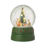 Heaven Sends Woodland Animal Light Up Musical Christmas Snow Globe