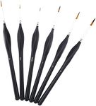 Amazon Brand – Umi 6Pcs Detail Paint Miniature Brush Set for Fine Detailing and Art Painting