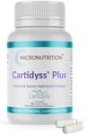 MICRONUTRITION Marine Collagen Supplement Capsules (30 Day Supply, 500 mg Per Serving) Cartidyss Plus Hydrolysed Collagen Type 2 With Biotin, Vitamin C, and Zinc - Hair, Skin, Nails & Joints